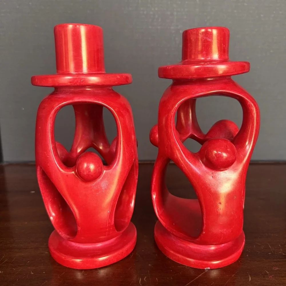 Red Set Of Two 8.5